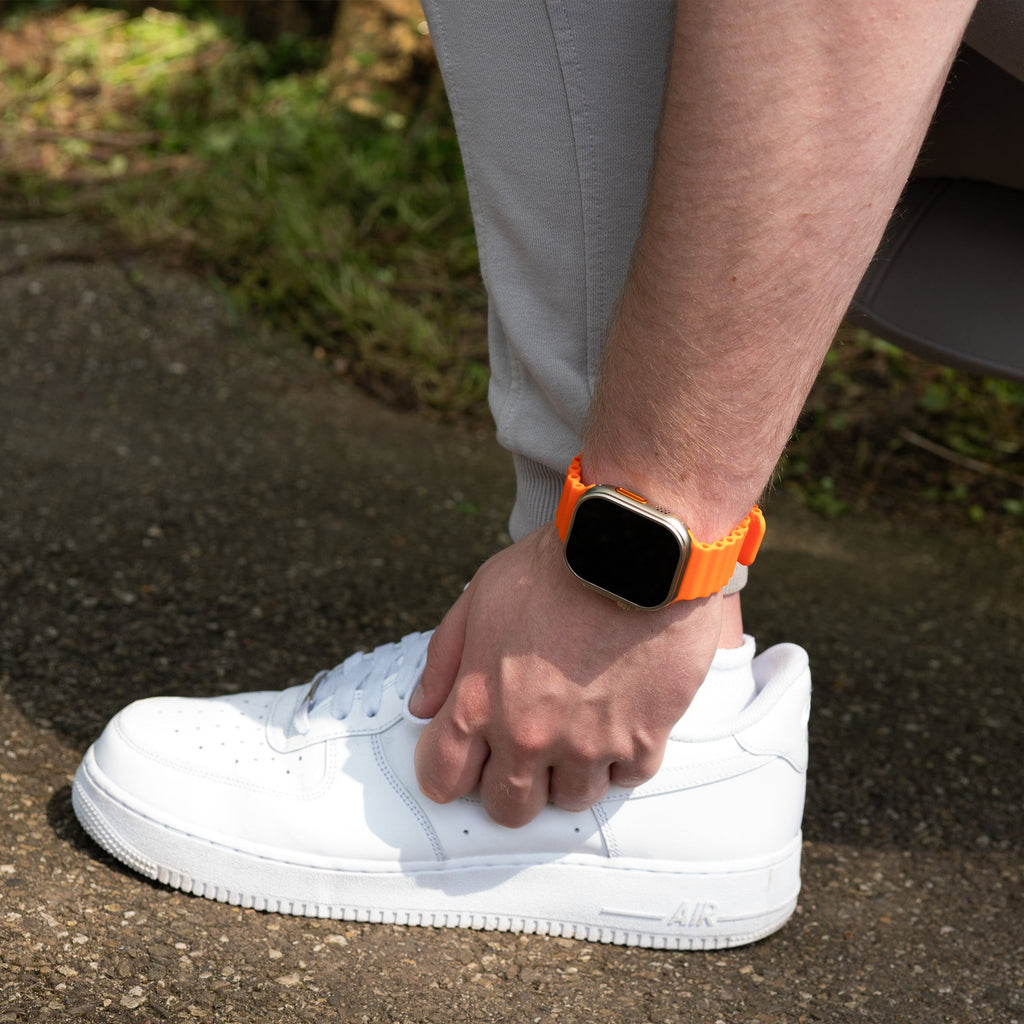 Bandz Ocean szíj Apple Watch-hoz, narancssárga szíjas kiadás