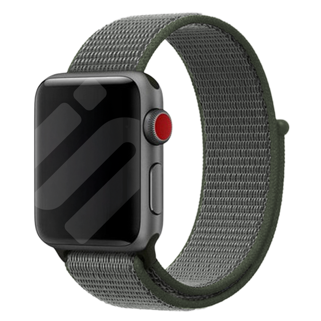 Apple Watch Nylon Strap In Green Color For Apple Watch