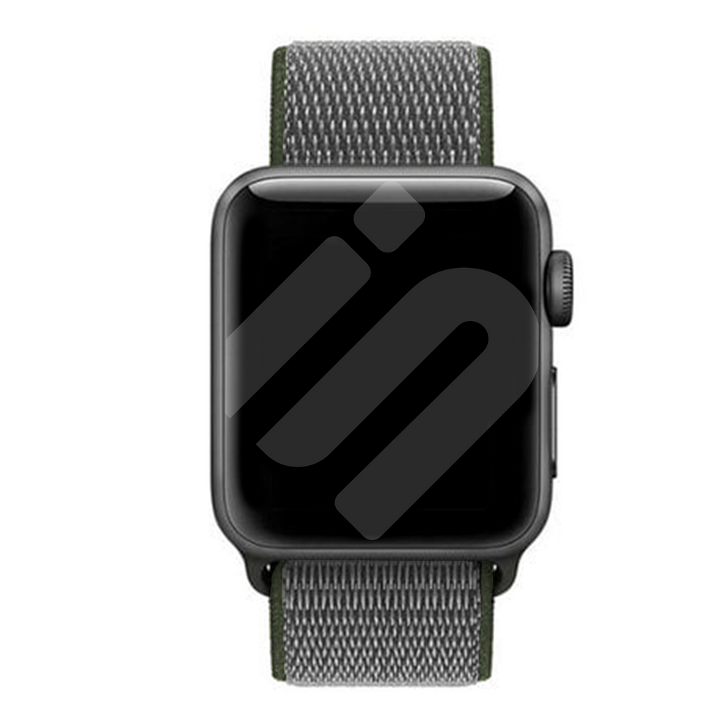 Apple Watch Nylon Strap In Green Color For Apple Watch