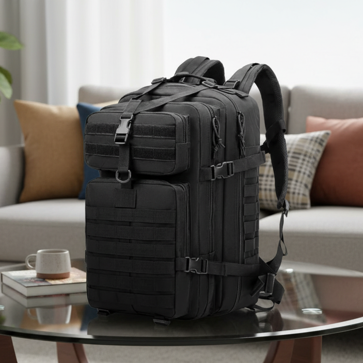 トレイルガード 50L 防水タクティカルバックパック 旅行者とアウトドア探検家向け