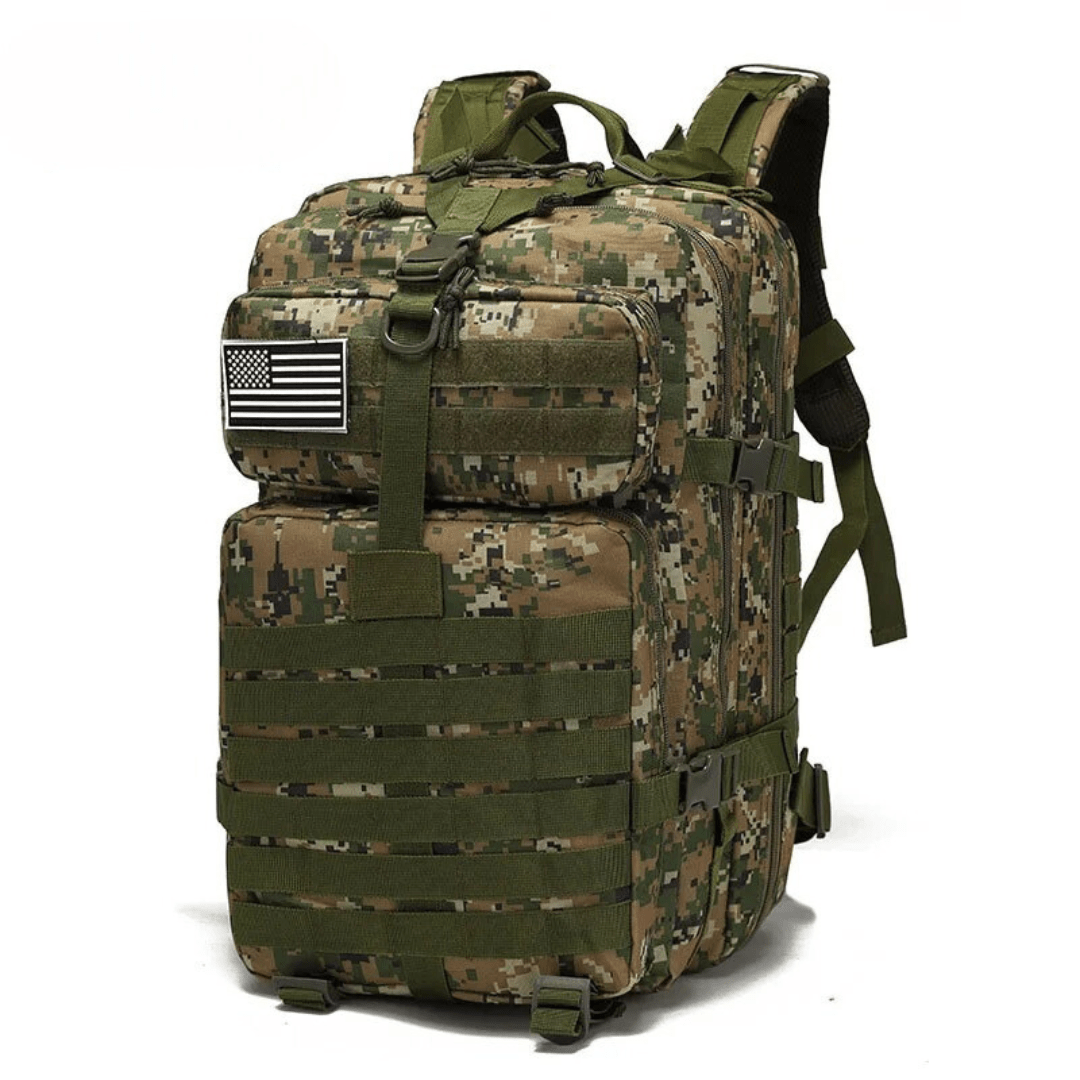 トレイルガード 50L 防水タクティカルバックパック 旅行者とアウトドア探検家向け