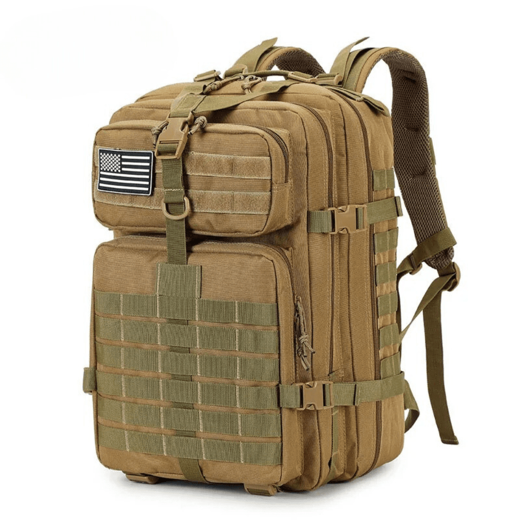トレイルガード 50L 防水タクティカルバックパック 旅行者とアウトドア探検家向け