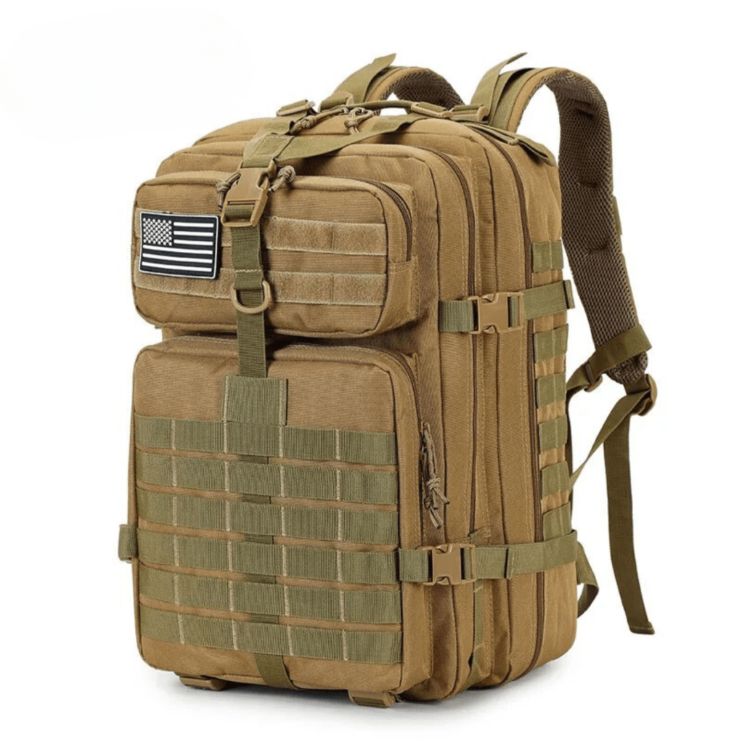 トレイルガード 50L 防水タクティカルバックパック 旅行者とアウトドア探検家向け