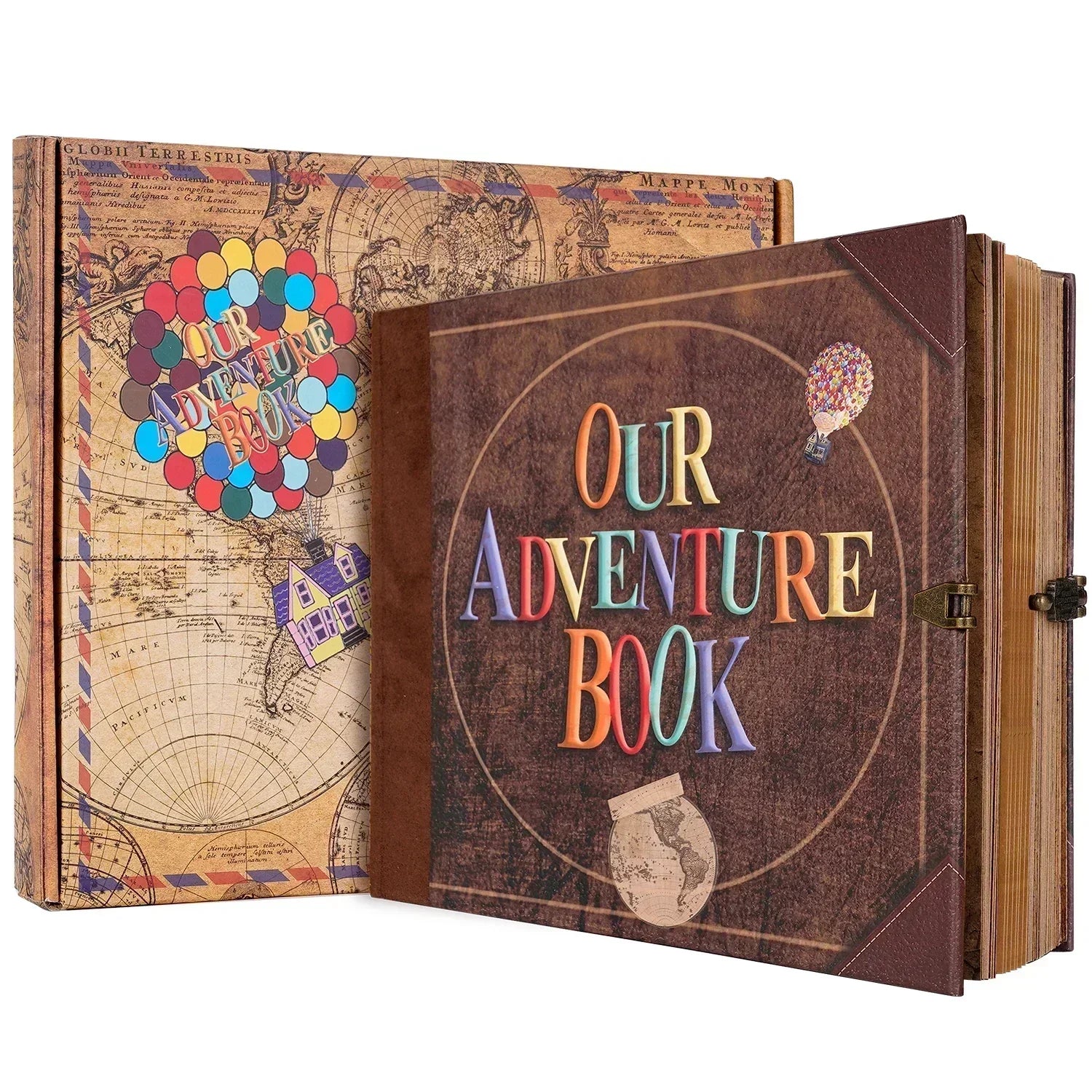 Aurora DIY Scrapbook album pároknak és családoknak, 146 retro oldal