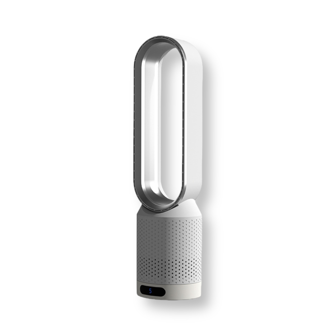 Smart Bladeless Air Purifier Fan With 3-In-1 Cooling System