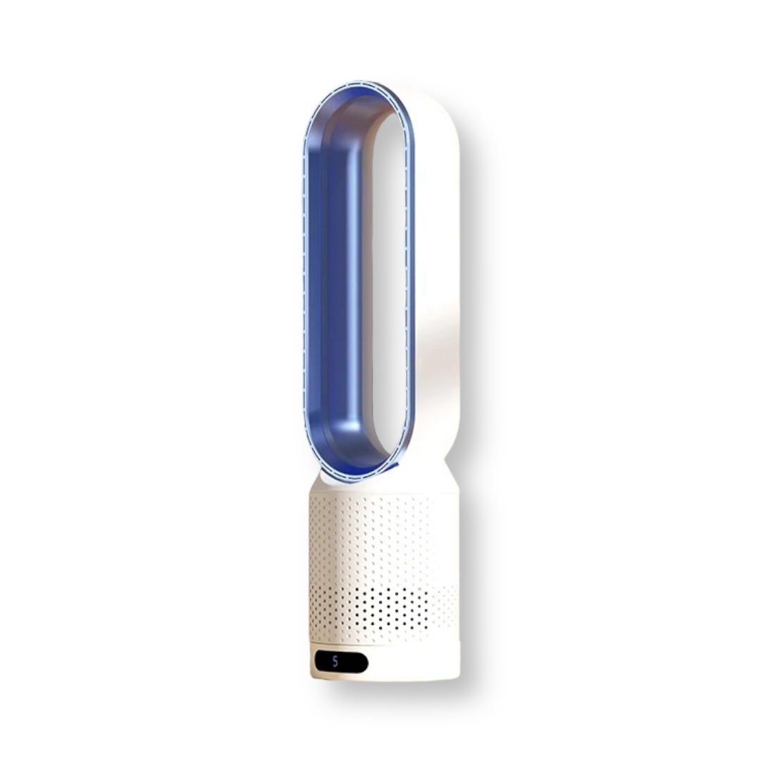 Smart Bladeless Air Purifier Fan With 3-In-1 Cooling System