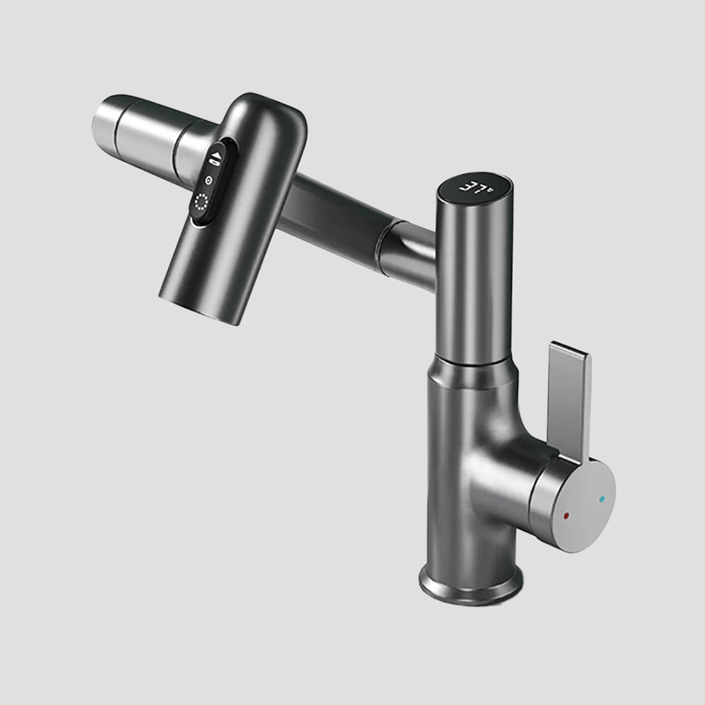 VertexFlow 360度回転式キッチン水栓 家庭料理向け