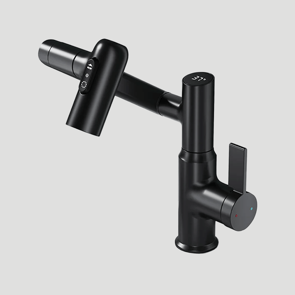 VertexFlow 360度回転式キッチン水栓 家庭料理向け