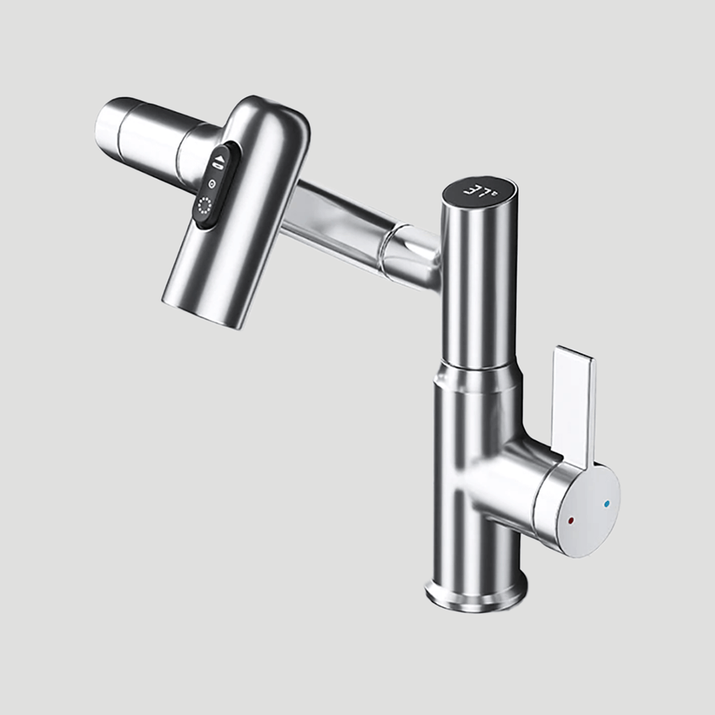 VertexFlow 360度回転式キッチン水栓 家庭料理向け