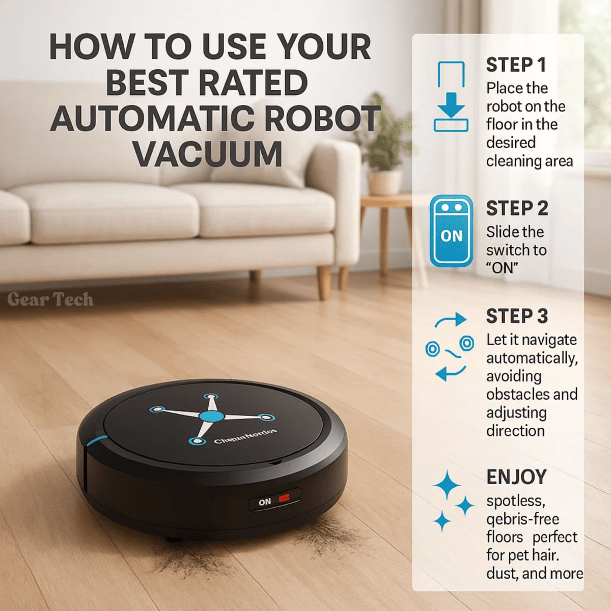 AeroSweep robotporszívó intelligens navigációval és felmosási funkcióval forgalmas otthonokhoz