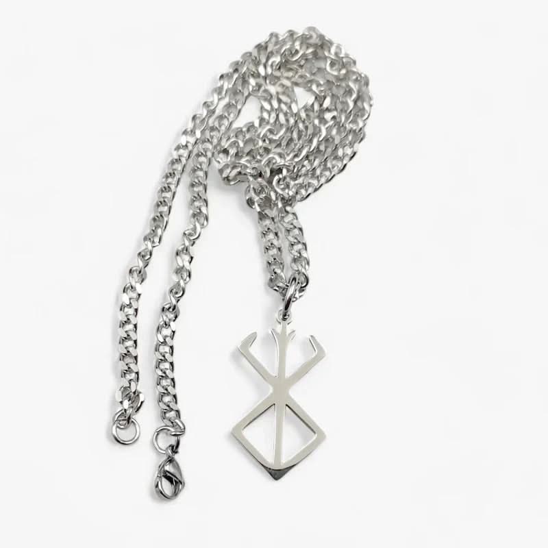 Aegisforge Berserker Rune Pendant Stainless Steel Strength And Protection Norse Fans