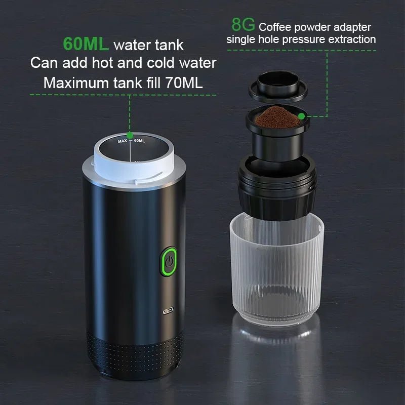 AeroBrew 3-In-1 Espresso Machine With High-Pressure Extraction On-The-Go Coffee