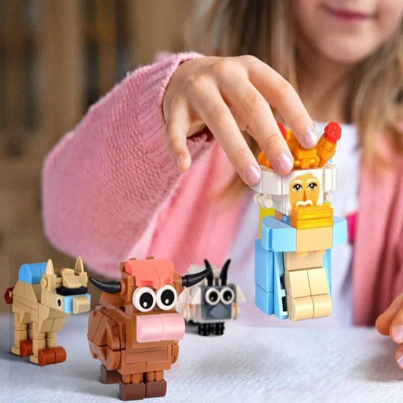 CosyCraft kreatív DIY adventi naptár betlehemes témával és 24 blokkal családoknak