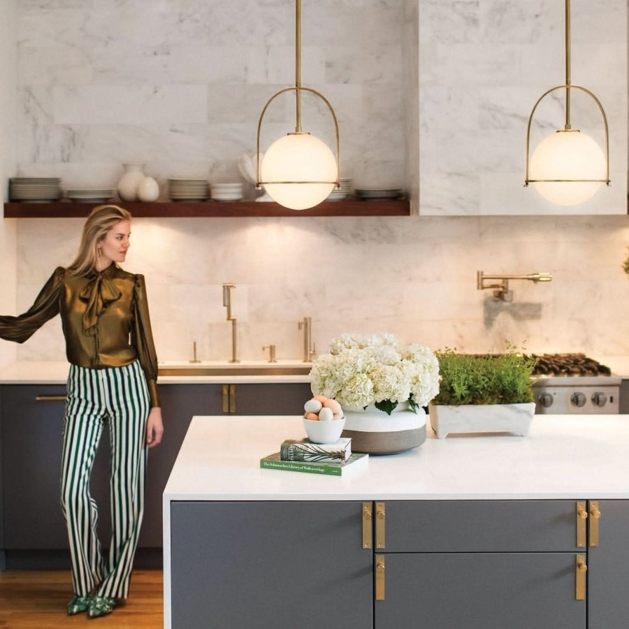 Aurora Opal Glass Pendant Lamp With Diffuse Warm Light For Dining And Living Areas