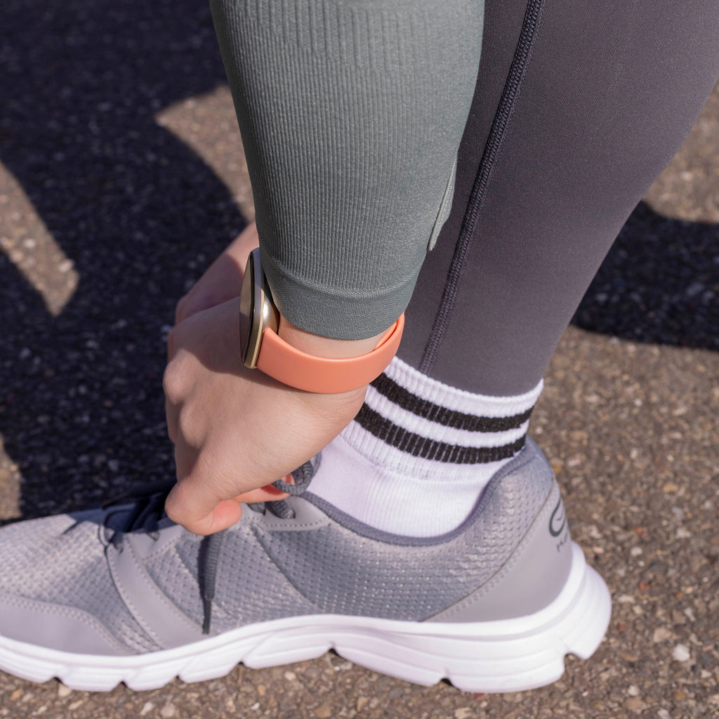 Fitbit Versa 3 klasszikus rózsaszín szilikon szíj csere