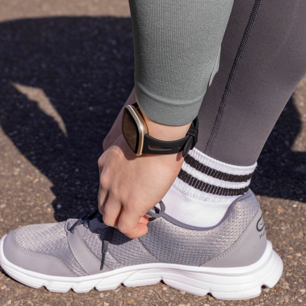 Fitbit Versa 4 Luxus prémium szilikon szíj fekete