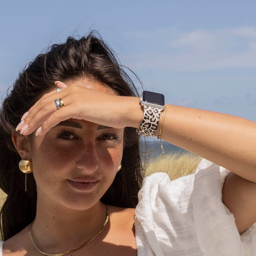 Lucky Leopard Apple Watch szíj Apple Watch felhasználók számára