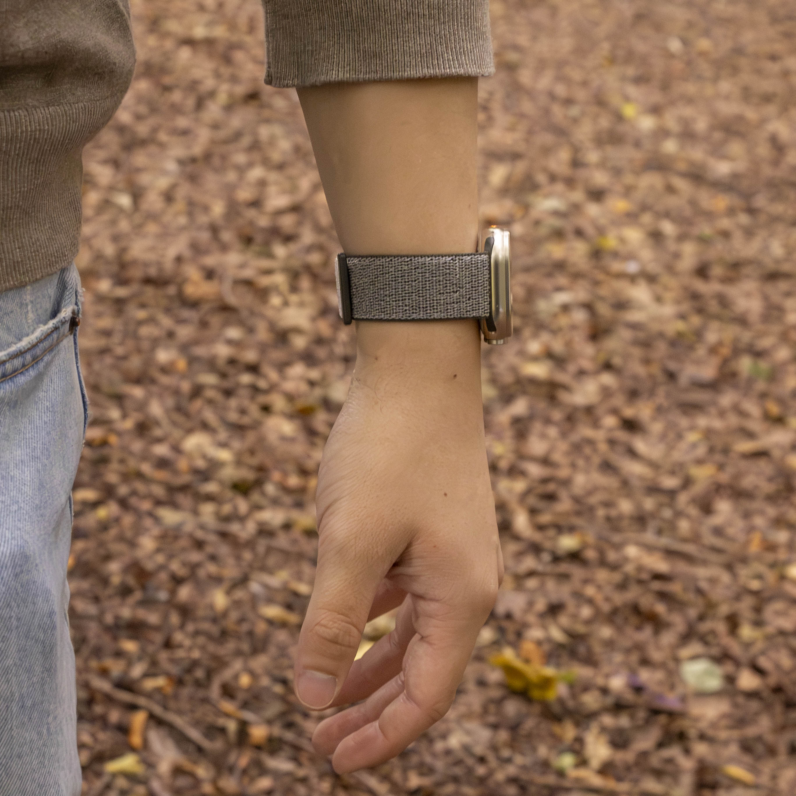 Apple Watch zöld színű nylon szíj Apple Watch-hoz