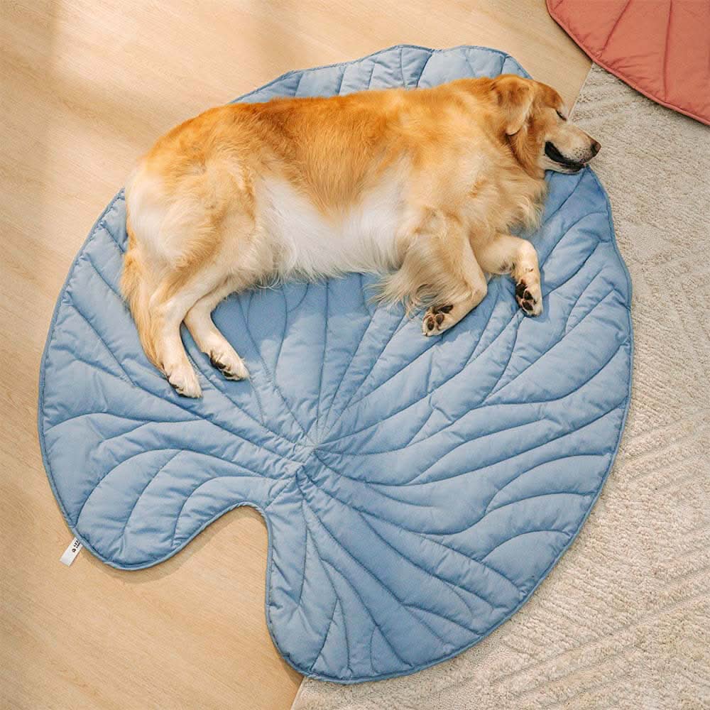 フォレストネスト リーフ型 犬用ブランケット 柔らかいパッド入り 多用途マット