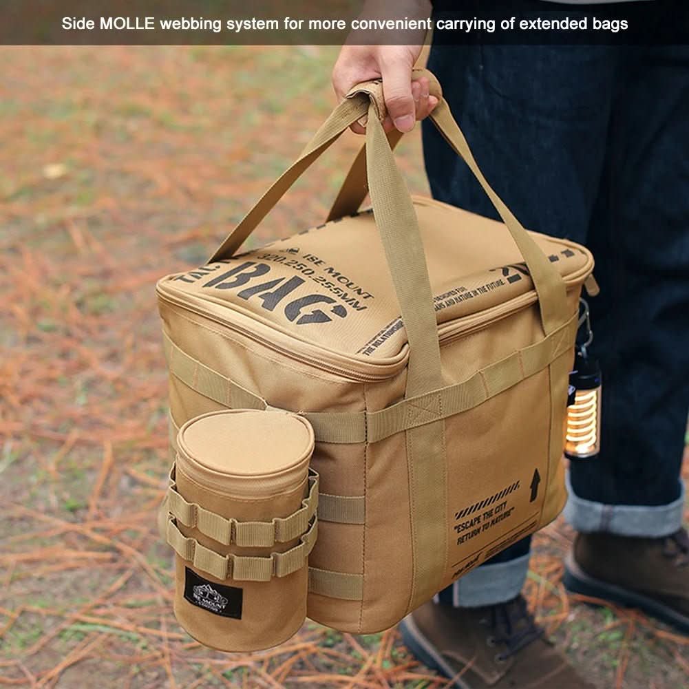 TrailMate 20L アウトドアキャンプ用オーガナイザーバッグ ピクニックや旅行に最適