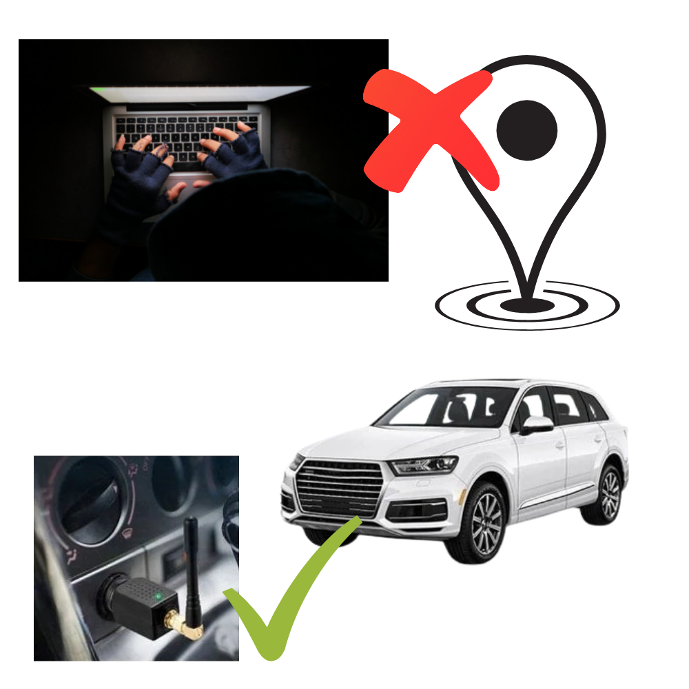 プライバシー保護用 12Vライター電源 車載GPS信号ブロッカー