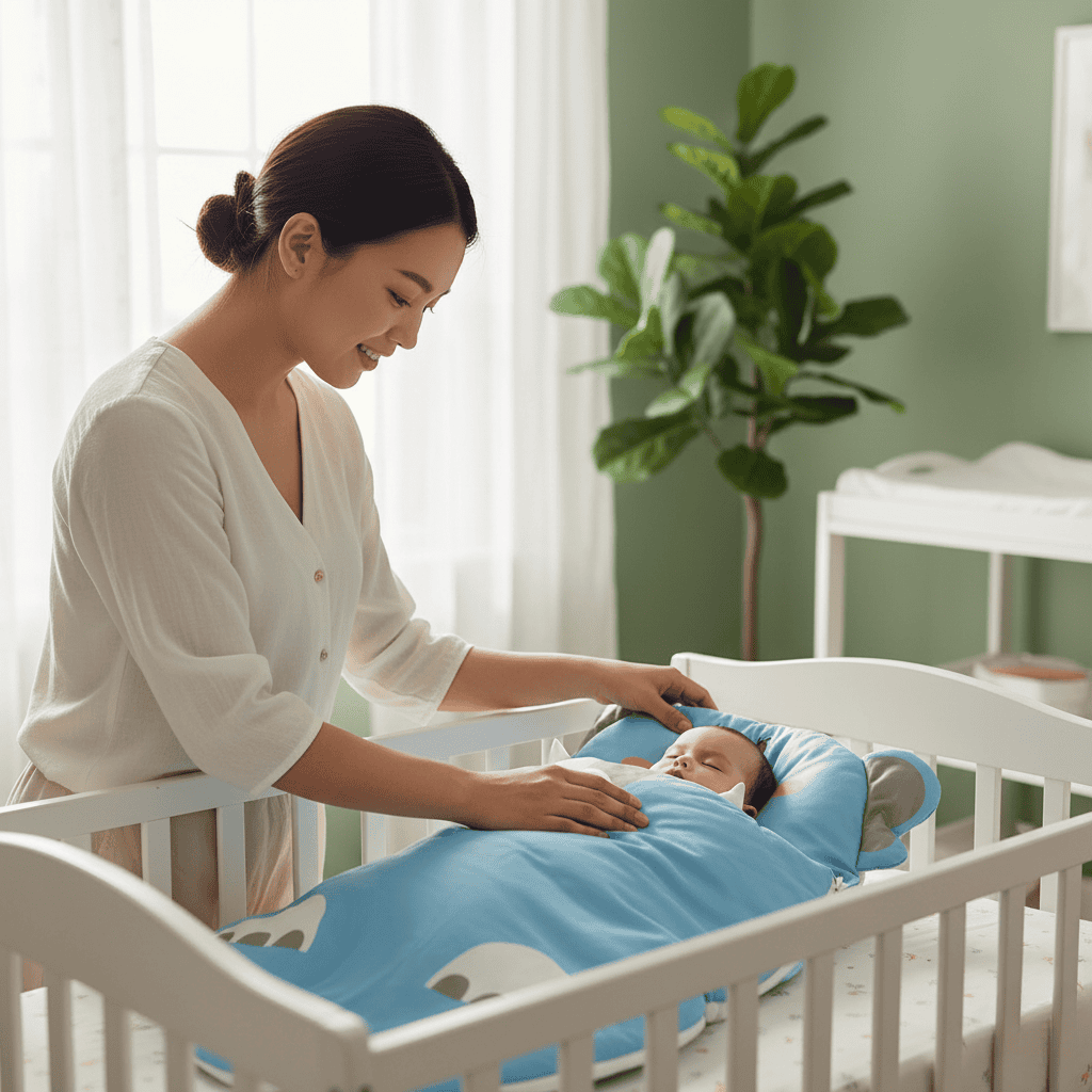 CuddleNest baba hálózsák egészéves kényelemért, légáteresztő, csecsemőknek