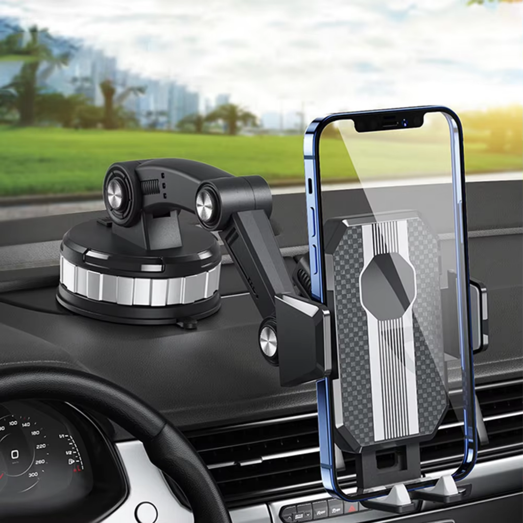 NovaGrip ユニバーサル車載スマホホルダー 強力吸盤式 ダッシュボード取付 360度回転
