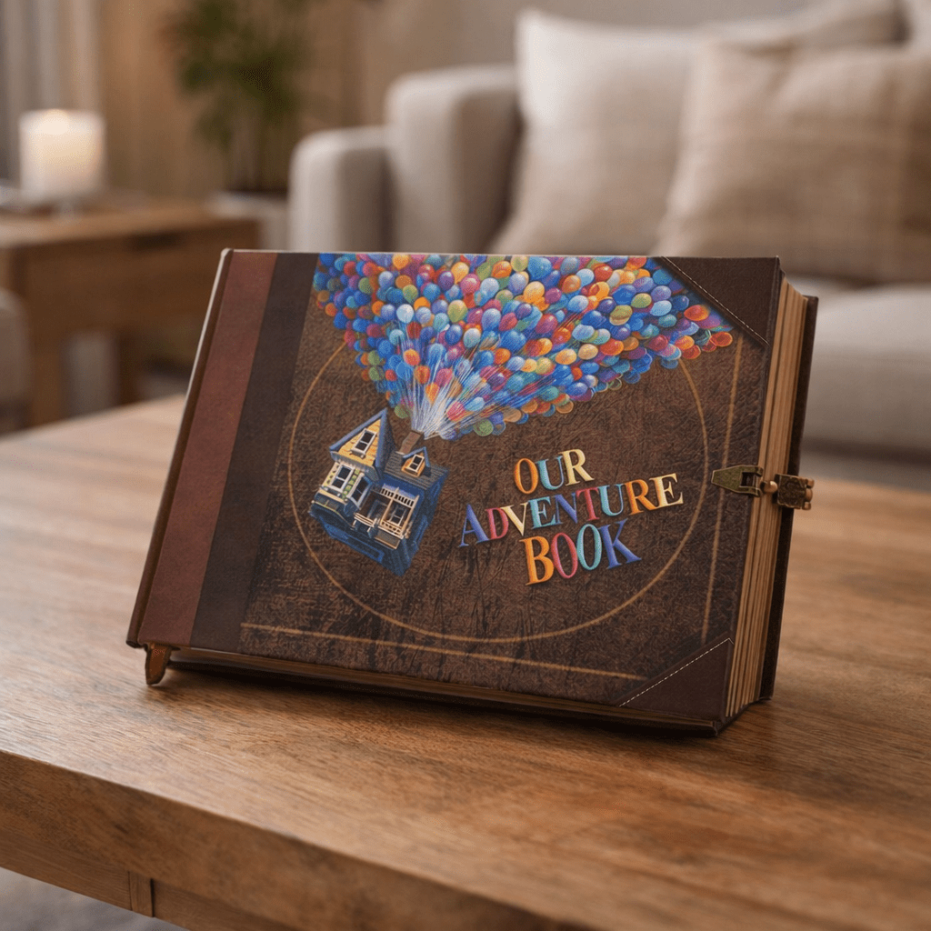 Aurora DIY Scrapbook album pároknak és családoknak, 146 retro oldal