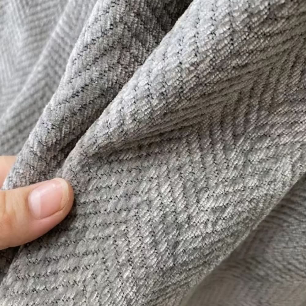 VelourLux シェニール ペットに優しいソファカバー モダンリビングルーム用