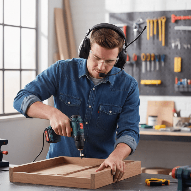 ClearLink Pro DAB Plus FM rádió Bluetooth kihangosítóval munkavállalók számára
