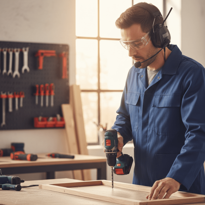 ClearLink Pro DAB Plus FM rádió Bluetooth kihangosítóval munkavállalók számára