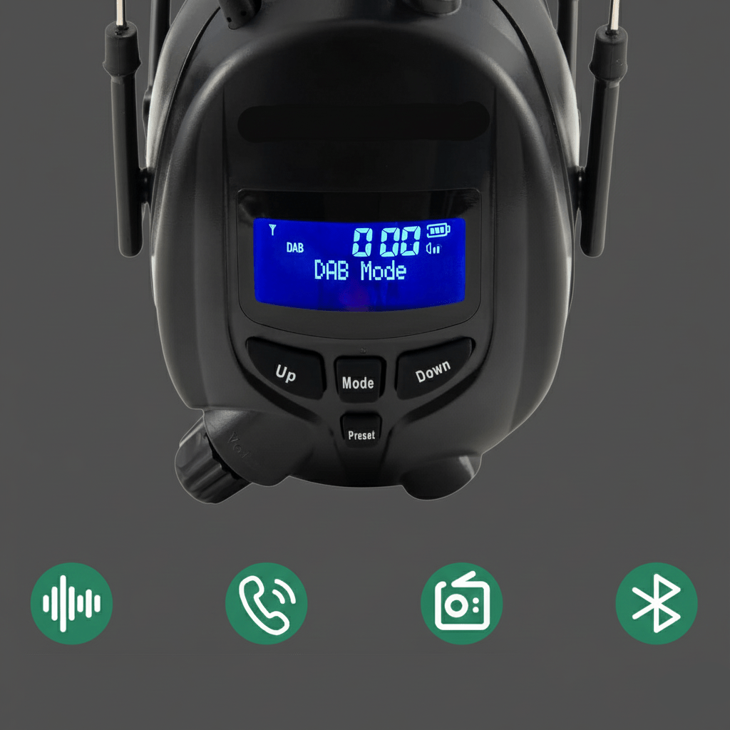 ClearLink Pro DAB Plus FM rádió Bluetooth kihangosítóval munkavállalók számára