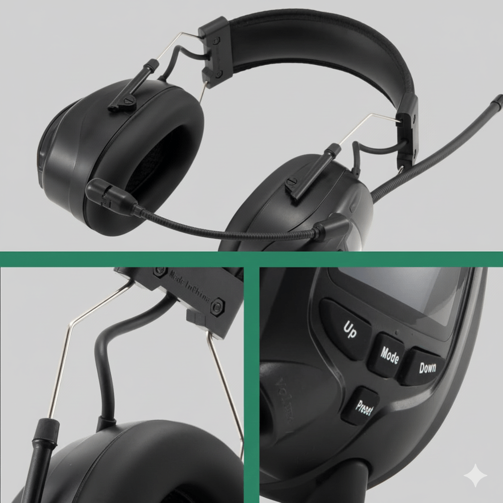 ClearLink Pro DAB Plus FM rádió Bluetooth kihangosítóval munkavállalók számára
