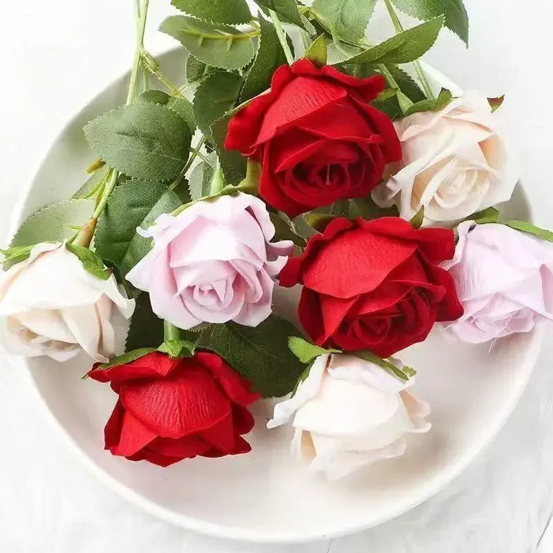 Horizon Bloom Velvet műrózsák Valentin-napra, romantikus dekoráció, élethű megjelenés
