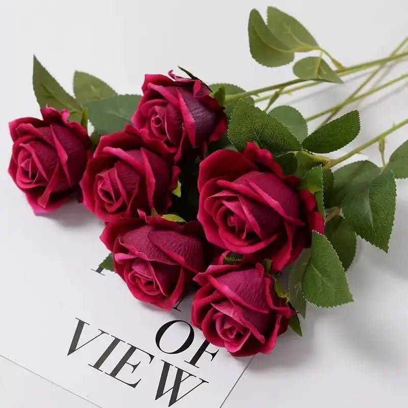 Horizon Bloom Velvet műrózsák Valentin-napra, romantikus dekoráció, élethű megjelenés
