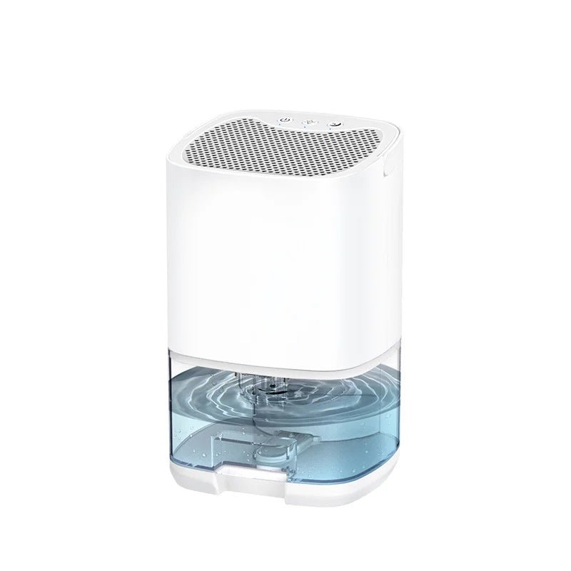 AeroBright Compact Portable Dehumidifier With Colorful Ambient Light For Small Rooms