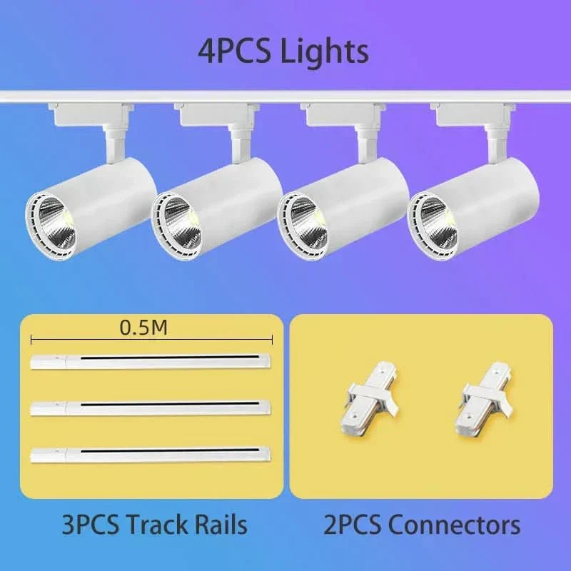 エレガントな住まいに最適な角度調整可能なNovaGlow LEDスポットライト