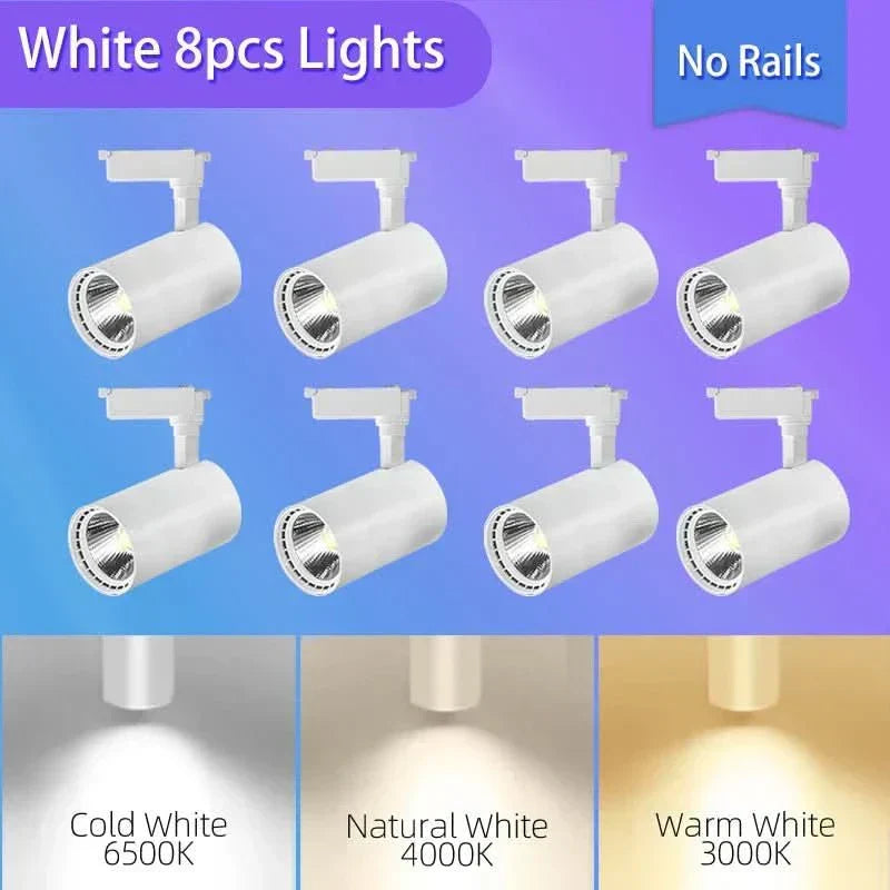 エレガントな住まいに最適な角度調整可能なNovaGlow LEDスポットライト
