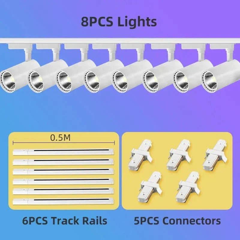 エレガントな住まいに最適な角度調整可能なNovaGlow LEDスポットライト