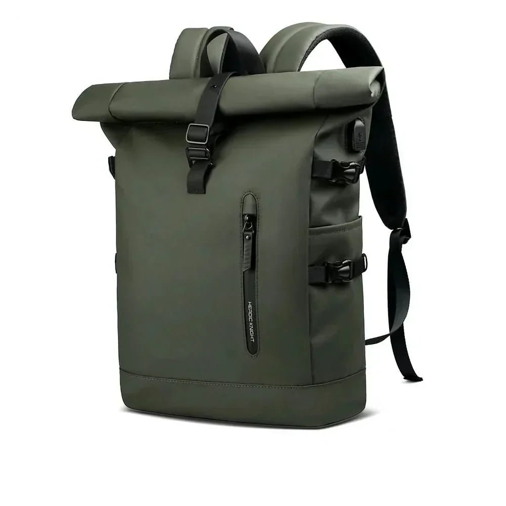 AeroTrail bővíthető rolltop hátizsák laptoprekesszel ingázóknak