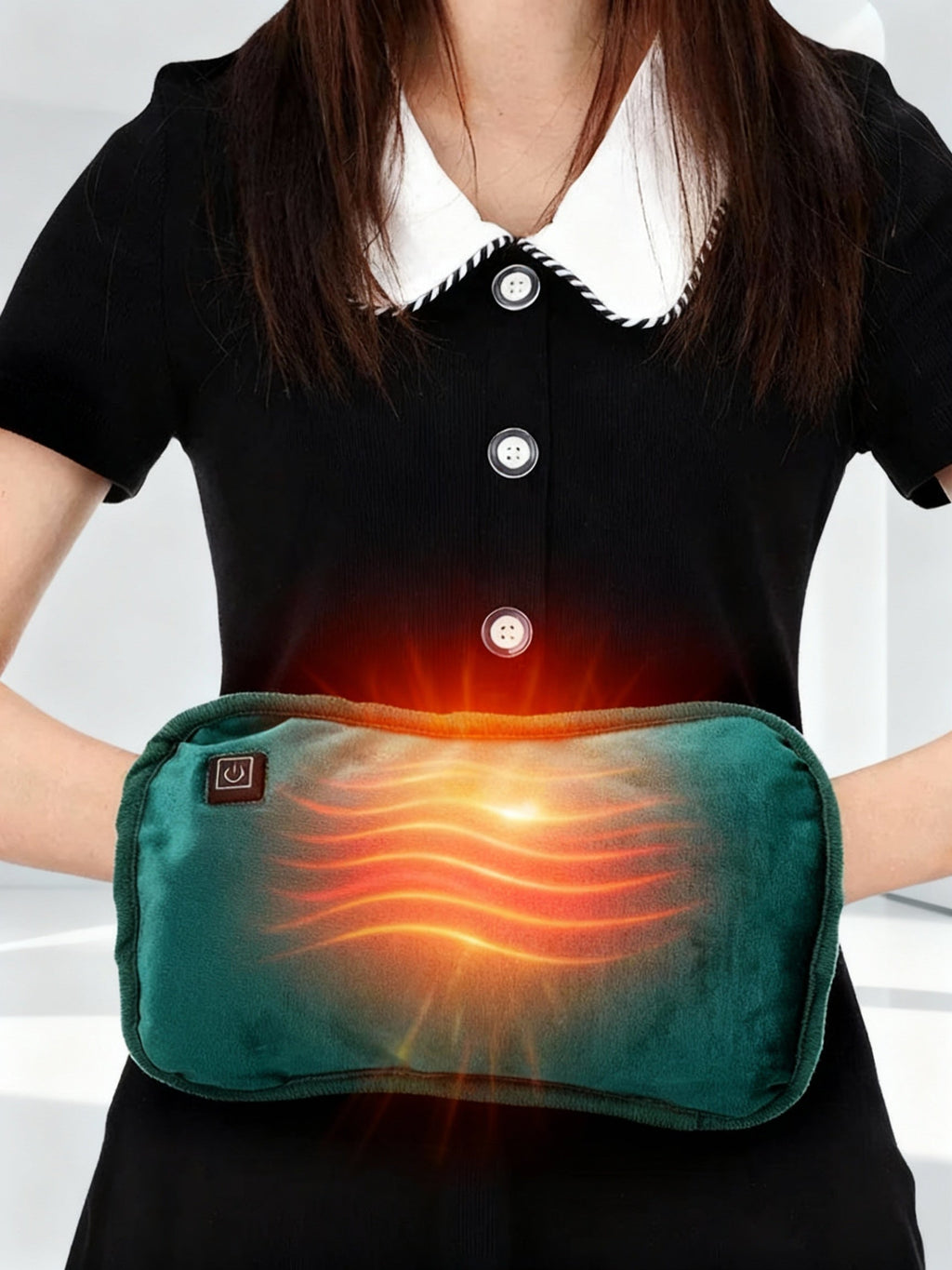 速暖ポータブルヒートパッド 30x20cm 手足と体の温かさ用