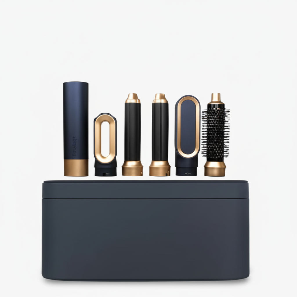VexaFlow 5-in-1 ヘアスタイラー 1000W 高速ホットエアブラシ イオン赤外線付き