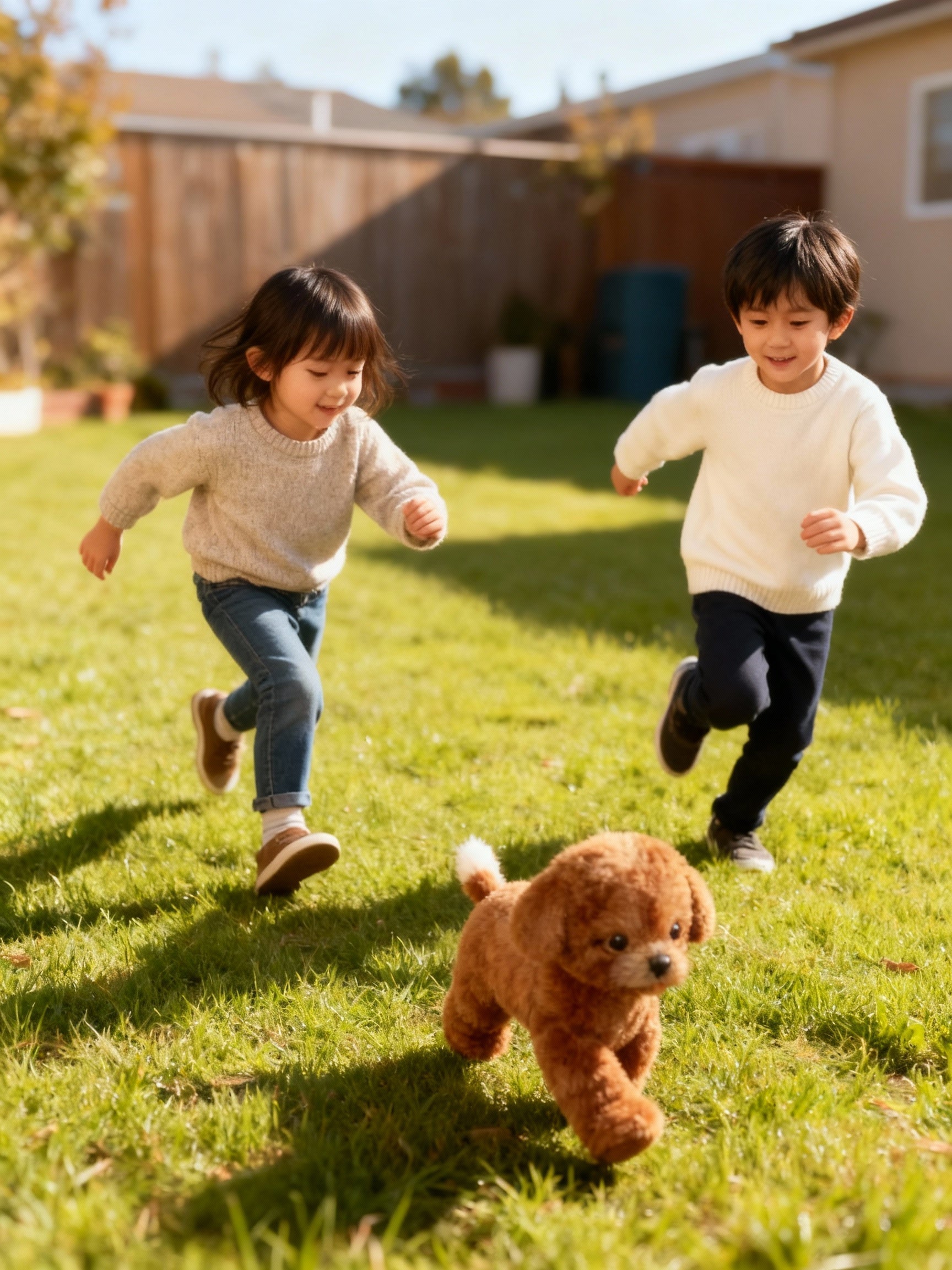 NovaPup インタラクティブロボット子犬 電池式 歩く・吠える・しっぽを振る ぬいぐるみおもちゃ