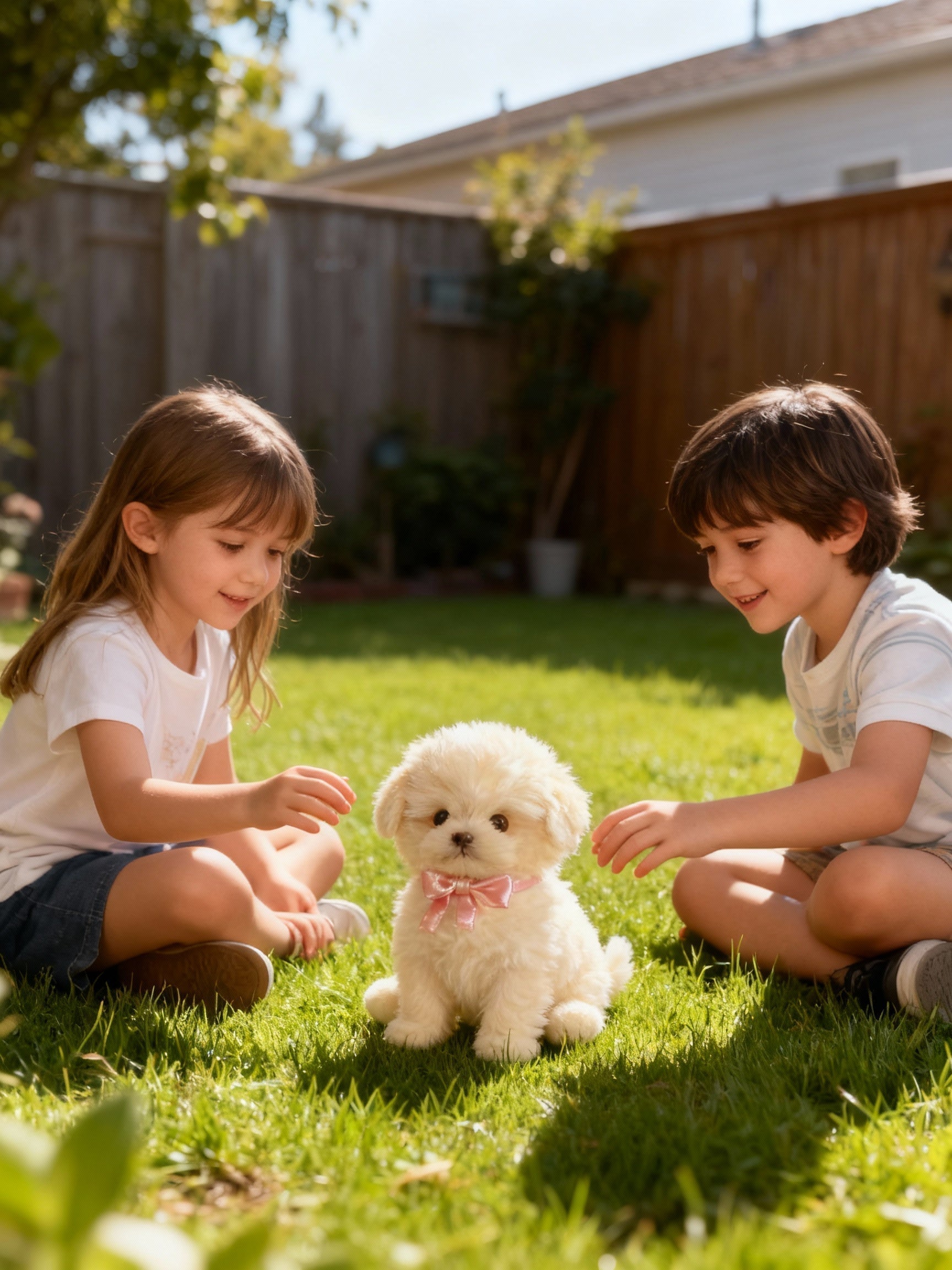 NovaPup インタラクティブロボット子犬 電池式 歩く・吠える・しっぽを振る ぬいぐるみおもちゃ
