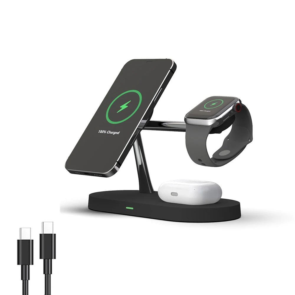 NovaSync MagSafe 3-in-1 急速充電ドック（iPhone、Apple Watch、AirPods対応）
