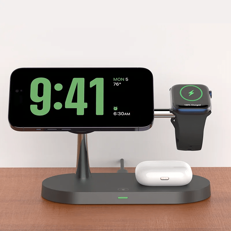 NovaSync MagSafe 3-in-1 急速充電ドック（iPhone、Apple Watch、AirPods対応）