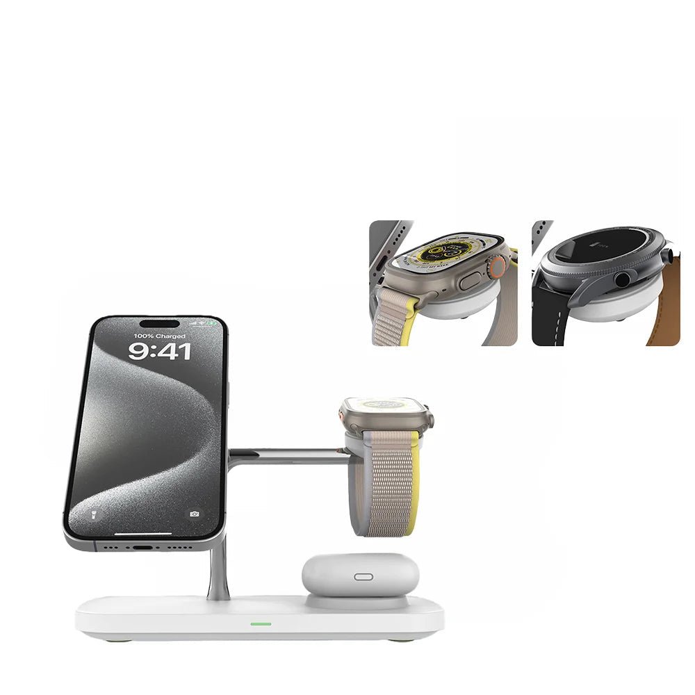NovaSync MagSafe 3-in-1 急速充電ドック（iPhone、Apple Watch、AirPods対応）
