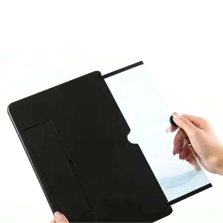 持ち運びに便利な折りたたみ式スマホ画面拡大鏡（HD動画視聴用）