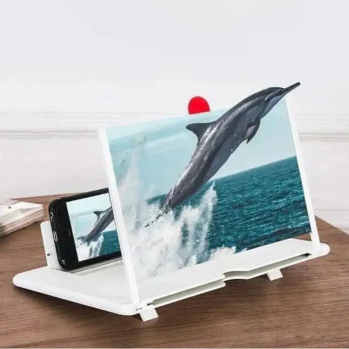 持ち運びに便利な折りたたみ式スマホ画面拡大鏡（HD動画視聴用）