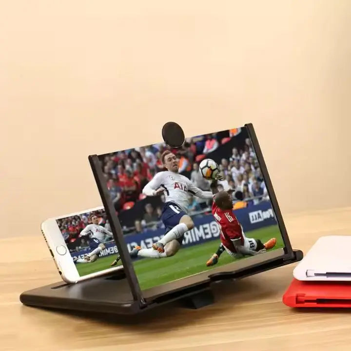 持ち運びに便利な折りたたみ式スマホ画面拡大鏡（HD動画視聴用）